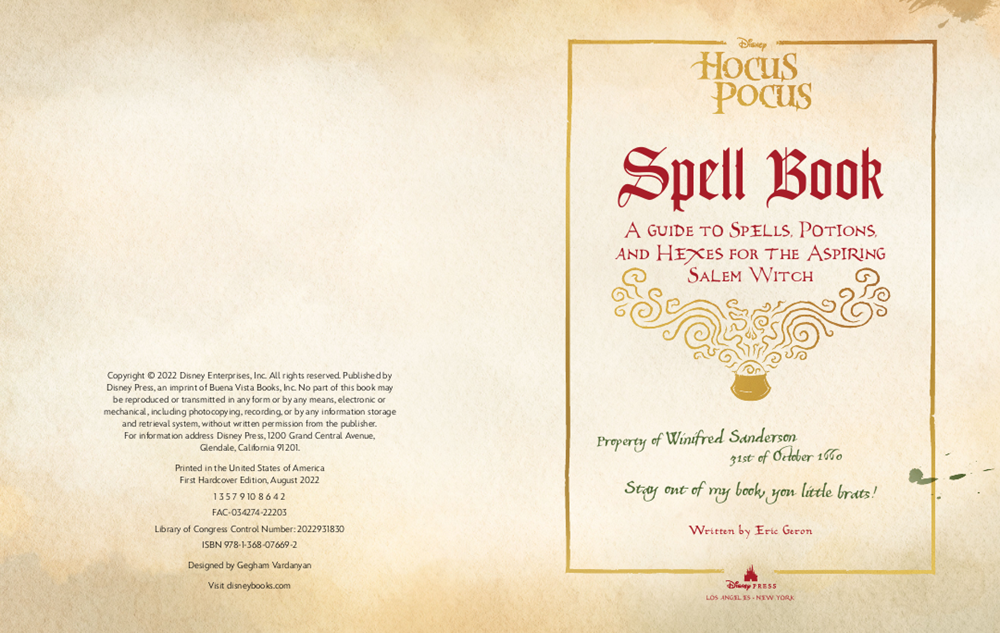 The Hocus Pocus Spell Book