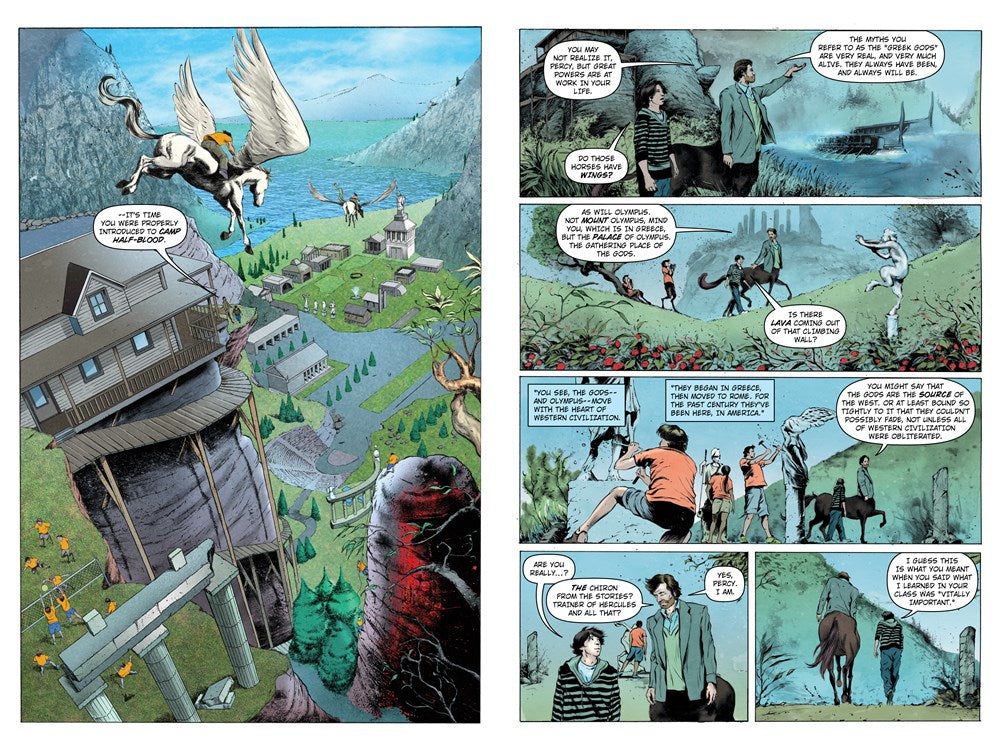 Percy Jackson and the Olympians: The Lightning Thief The Graphic Novel (paperback)