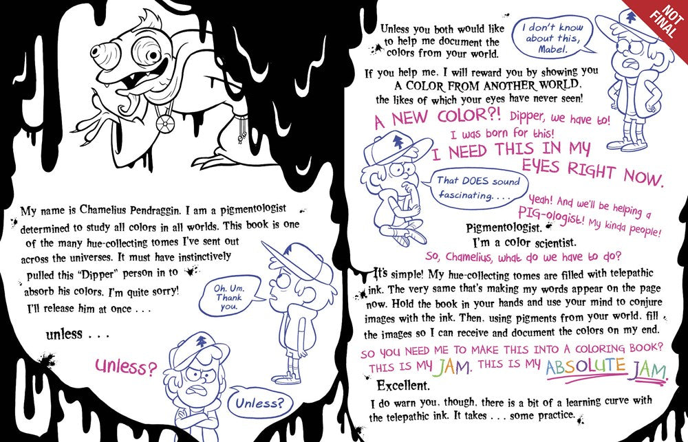 Gravity Falls: Don't Color This Book!: It's Cursed!