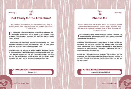 Jesus Calling: 365 Devotions for Kids (Girls Edition)