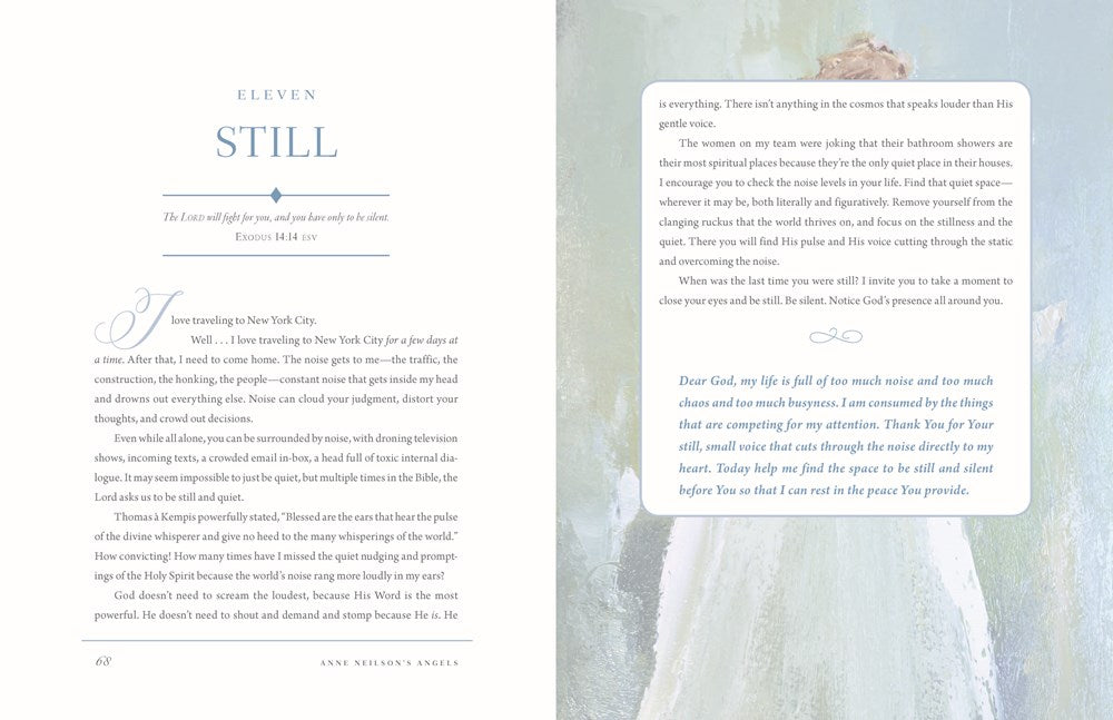 Anne Neilson's Angels: Devotions and Art to Encourage, Refresh, and Inspire (A 40-Day Devotional) - The Perfect Christian Christmas Gift for Women