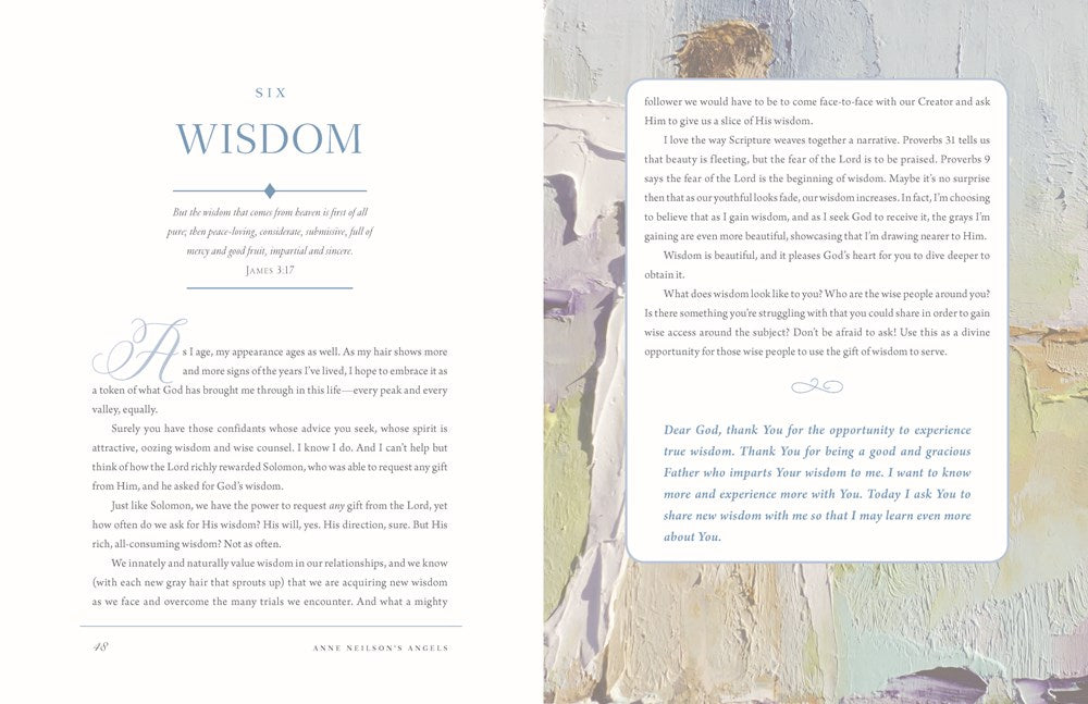 Anne Neilson's Angels: Devotions and Art to Encourage, Refresh, and Inspire (A 40-Day Devotional) - The Perfect Christian Christmas Gift for Women
