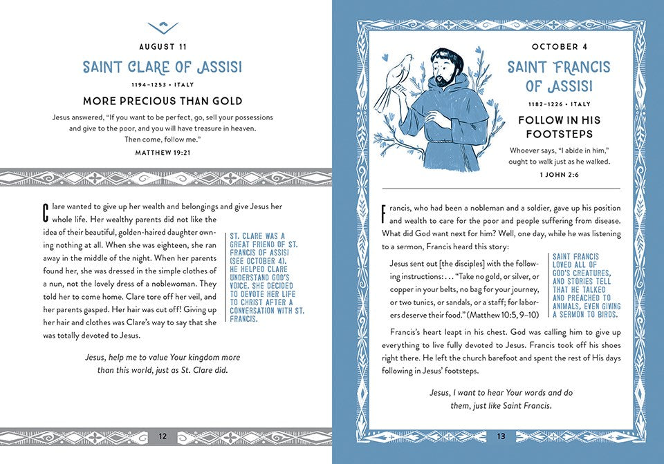 A Saint a Day: A 365-Day Devotional Featuring Christian Saints (True Stories of Faith)