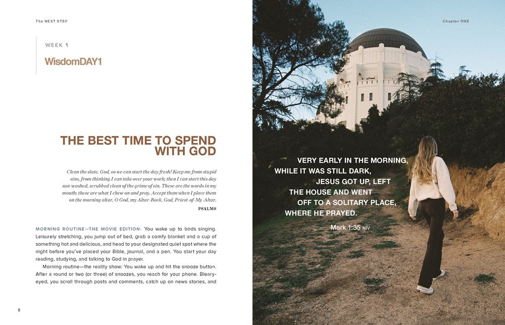 The Next Step: 50 Devotions to Find Your Way Forward - A Daily Devotional for Purposeful Living - The Perfect Christian Christmas Gift (Whoa, That's Good: Wisdom)
