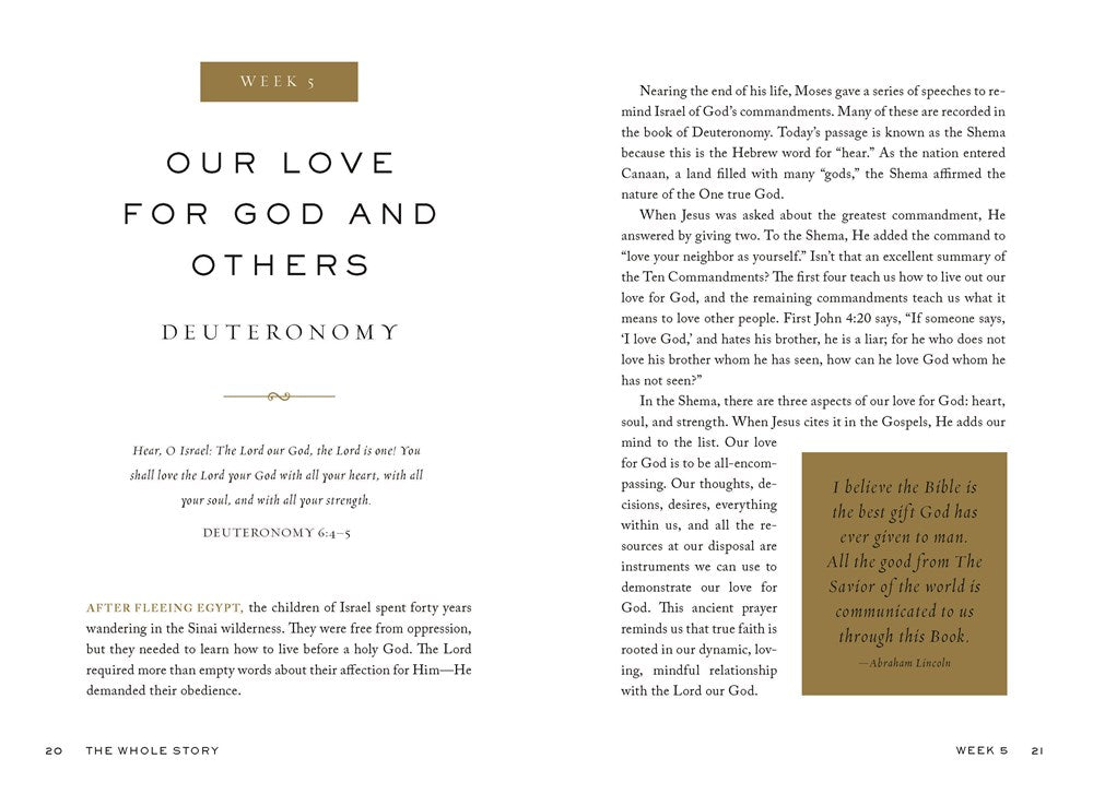 The Whole Story: A 52-Week Devotional Journey Through Every Book of the Bible - The Perfect Christian Christmas Gift