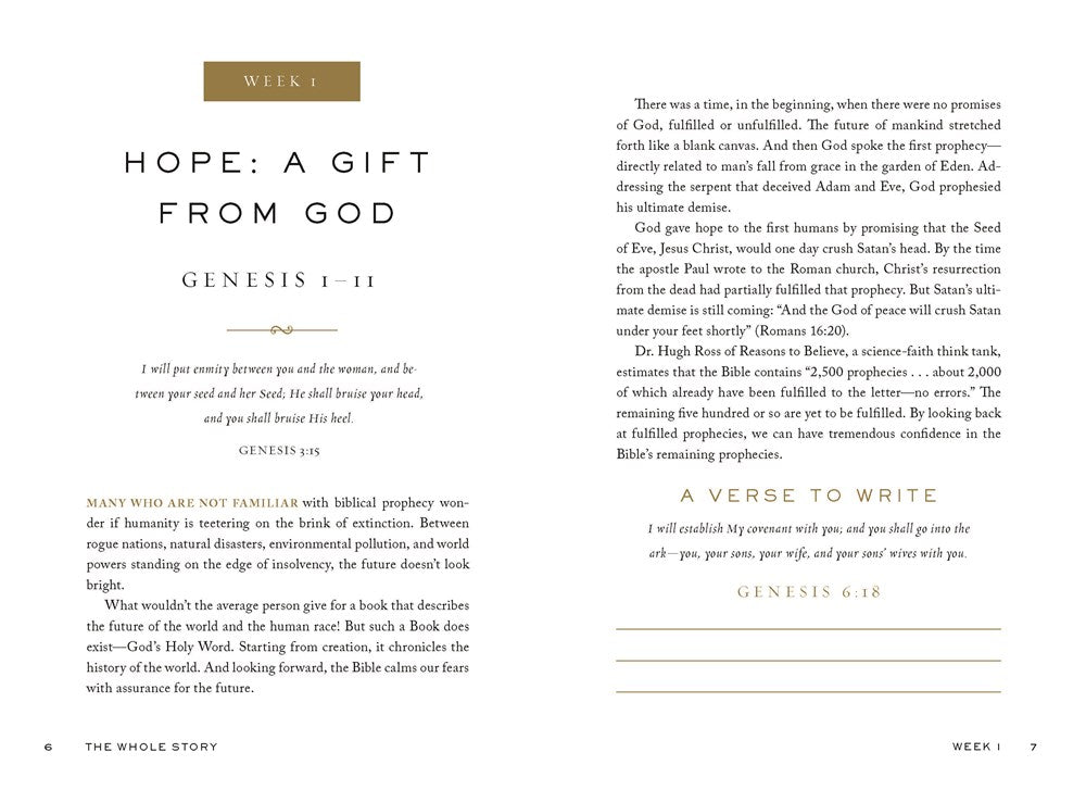 The Whole Story: A 52-Week Devotional Journey Through Every Book of the Bible - The Perfect Christian Christmas Gift