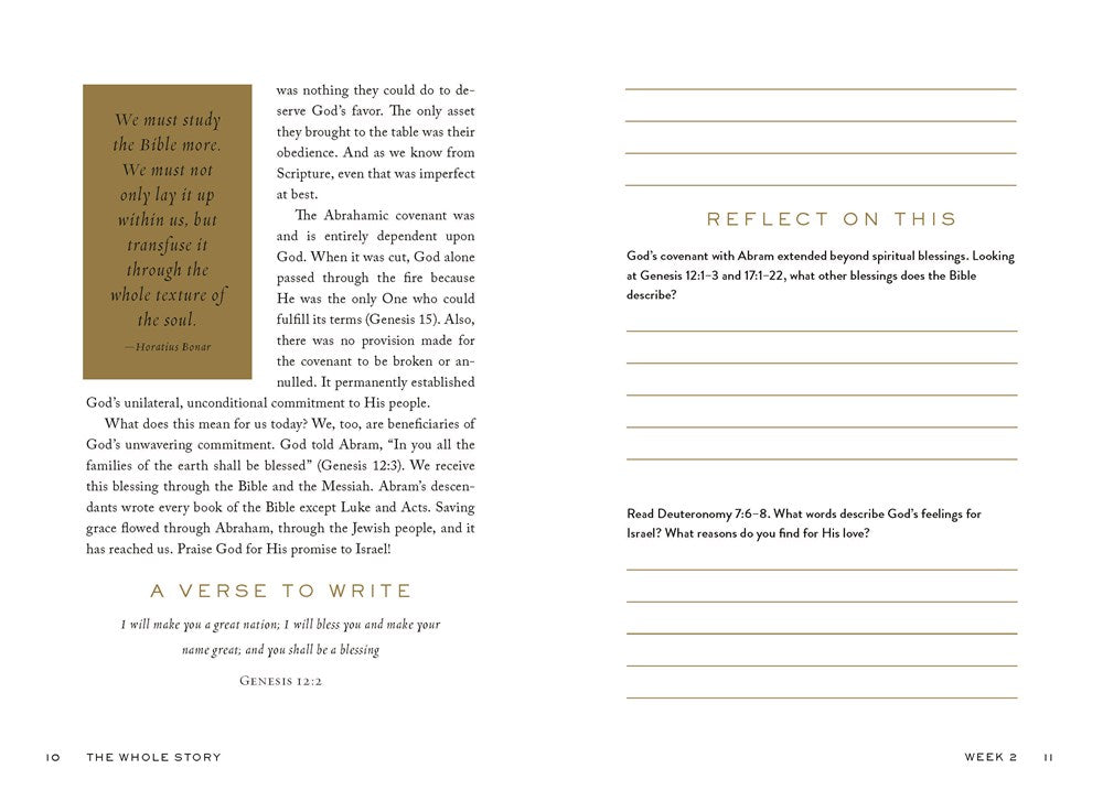 The Whole Story: A 52-Week Devotional Journey Through Every Book of the Bible - The Perfect Christian Christmas Gift