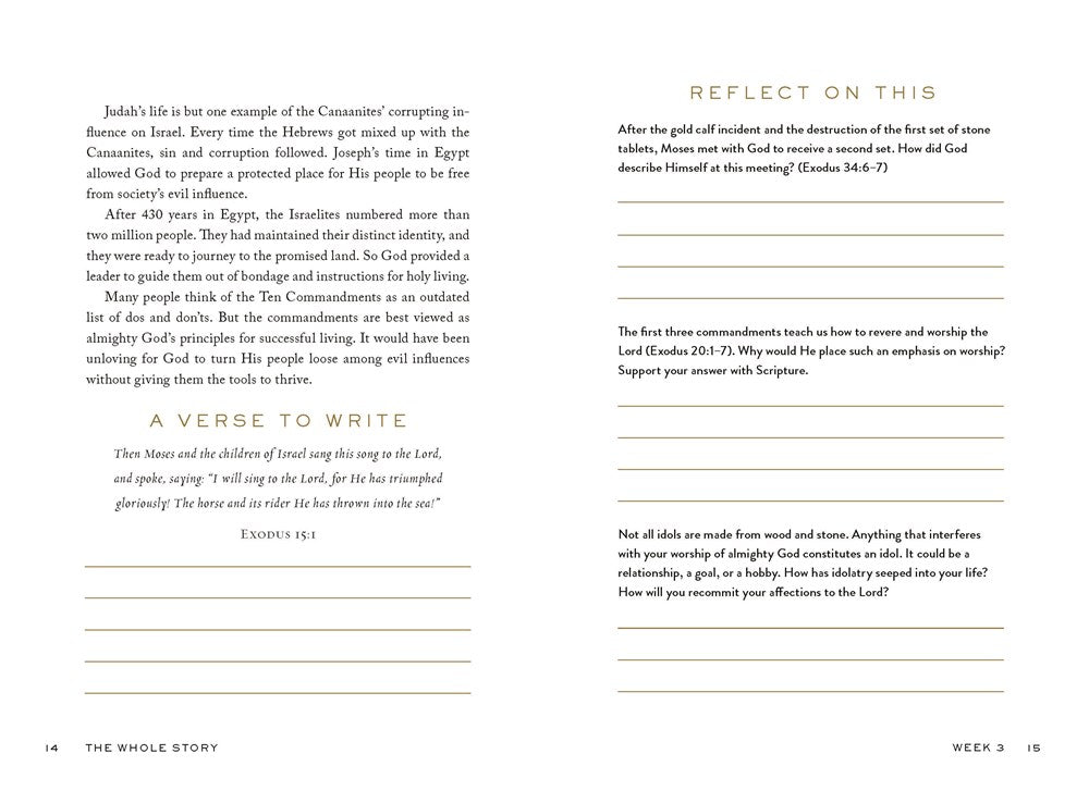 The Whole Story: A 52-Week Devotional Journey Through Every Book of the Bible - The Perfect Christian Christmas Gift
