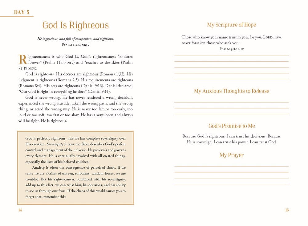 Calm Moments for Anxious Days: A 90-Day Devotional Journey (90 Daily Devotions, with Journal Prompts, to Promote Wellness and Peace and Decrease Worry and Stress)