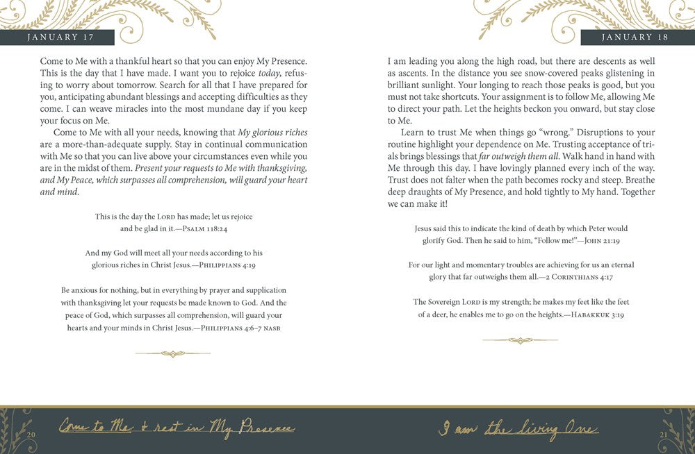 Jesus Calling, Commemorative Edition: Enjoying Peace in His Presence (A 365-Day Devotional, Includes 12 Bonus Devotions and 12 Letters from the Author) - The Perfect Christian Christmas Gift