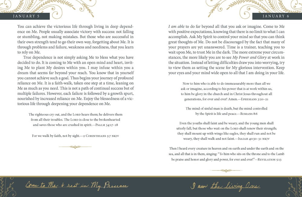 Jesus Calling, Commemorative Edition: Enjoying Peace in His Presence (A 365-Day Devotional, Includes 12 Bonus Devotions and 12 Letters from the Author) - The Perfect Christian Christmas Gift