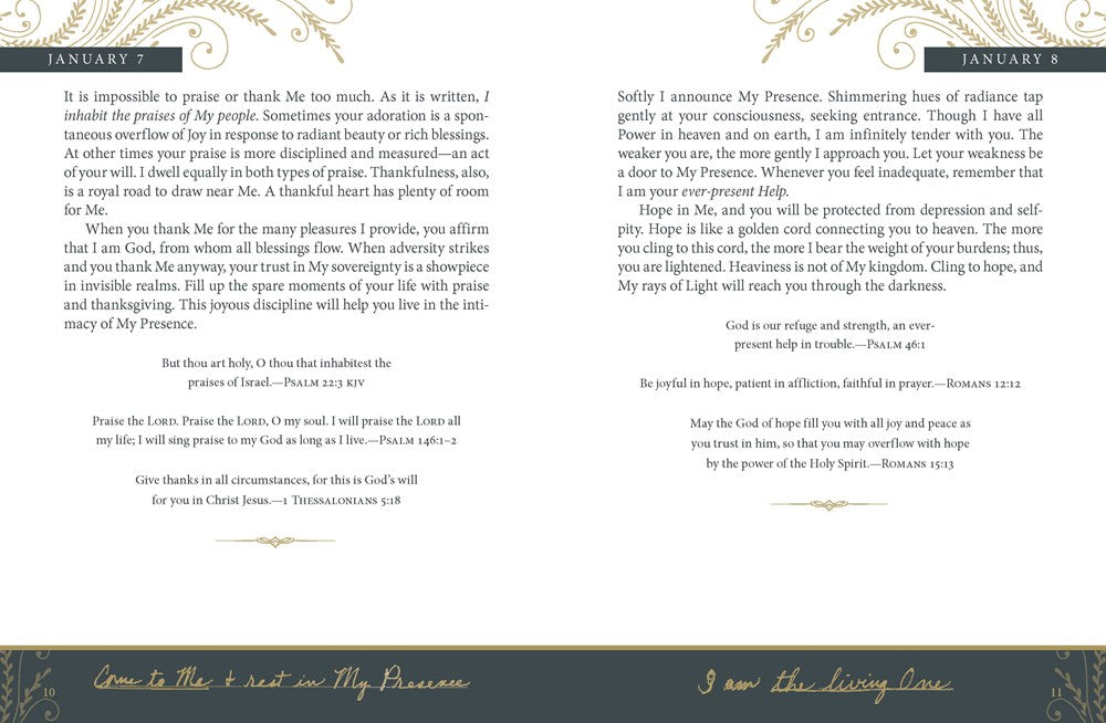 Jesus Calling, Commemorative Edition: Enjoying Peace in His Presence (A 365-Day Devotional, Includes 12 Bonus Devotions and 12 Letters from the Author) - The Perfect Christian Christmas Gift