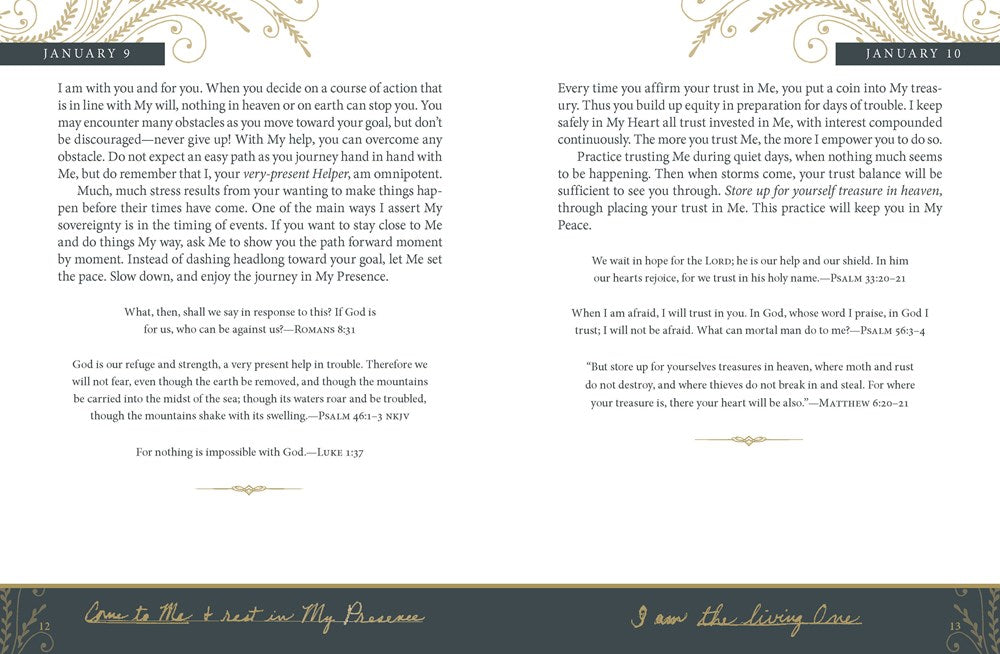 Jesus Calling, Commemorative Edition: Enjoying Peace in His Presence (A 365-Day Devotional, Includes 12 Bonus Devotions and 12 Letters from the Author) - The Perfect Christian Christmas Gift