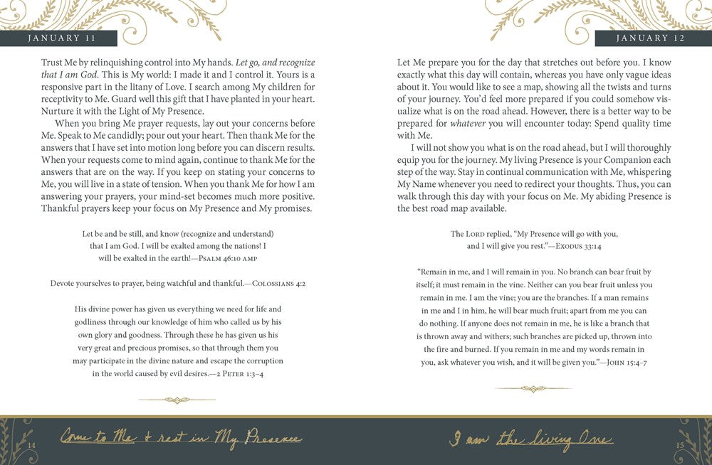 Jesus Calling, Commemorative Edition: Enjoying Peace in His Presence (A 365-Day Devotional, Includes 12 Bonus Devotions and 12 Letters from the Author) - The Perfect Christian Christmas Gift