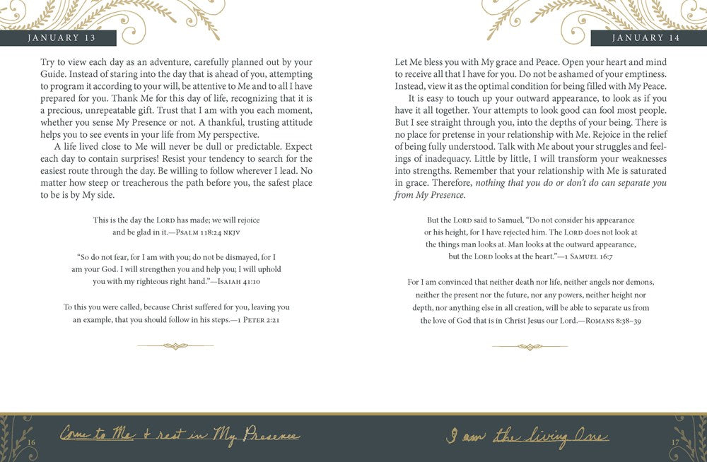 Jesus Calling, Commemorative Edition: Enjoying Peace in His Presence (A 365-Day Devotional, Includes 12 Bonus Devotions and 12 Letters from the Author) - The Perfect Christian Christmas Gift