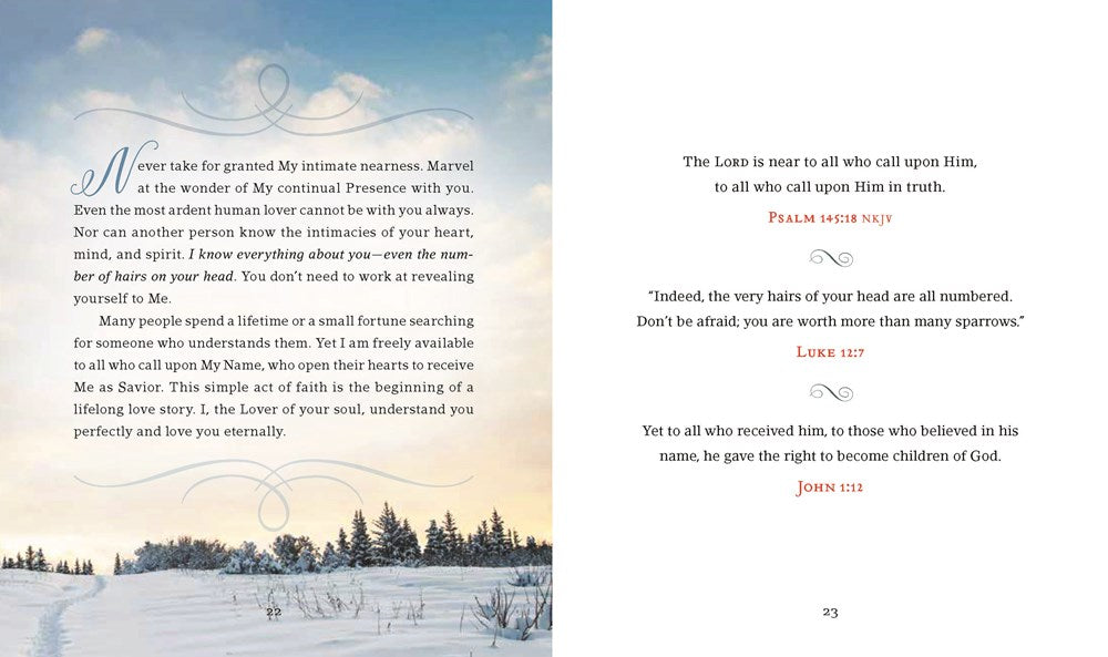 Jesus Calling for Christmas, Padded Hardcover, with Full Scriptures