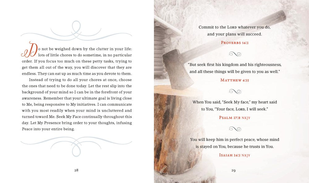 Jesus Calling for Christmas, Padded Hardcover, with Full Scriptures