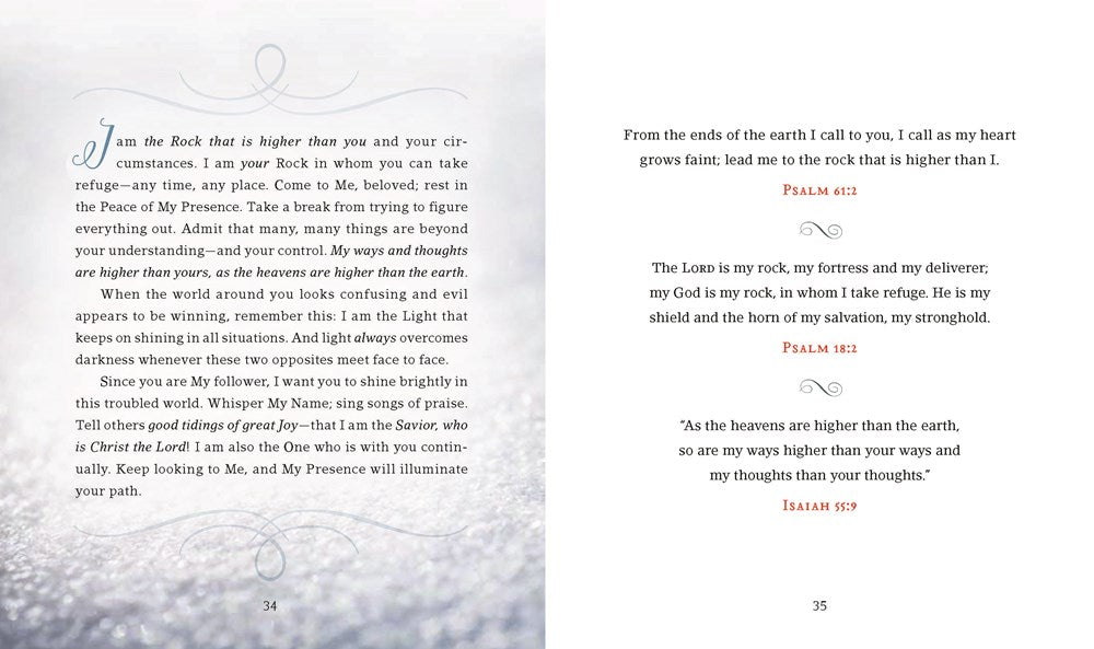 Jesus Calling for Christmas, Padded Hardcover, with Full Scriptures