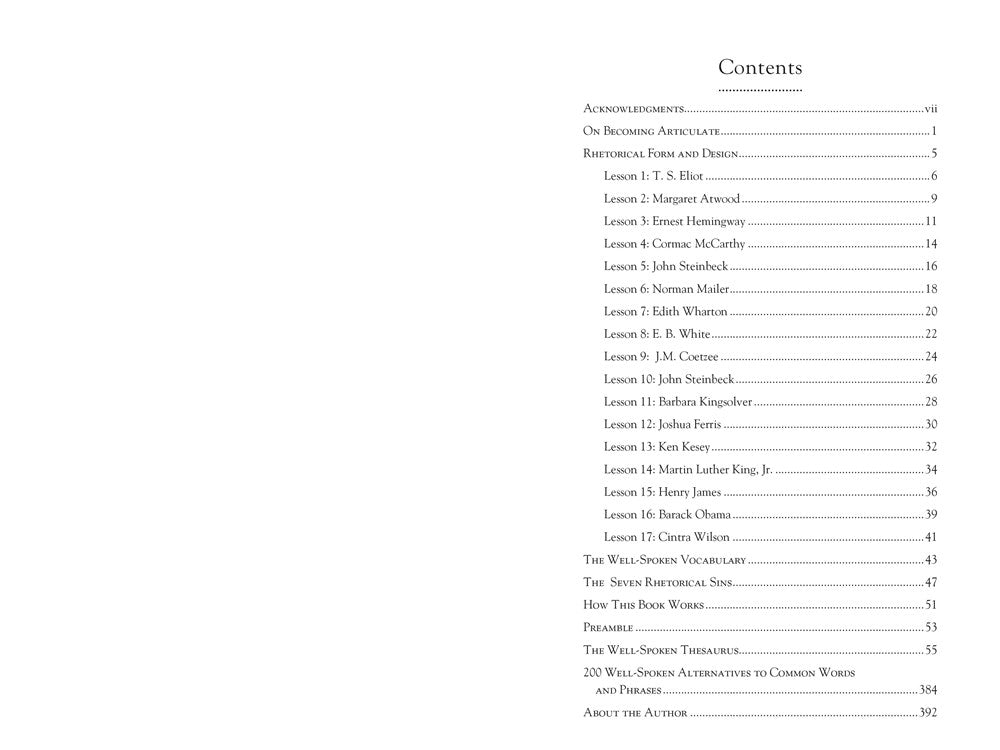 The Well-Spoken Thesaurus: The Most Powerful Ways to Say Everyday Words and Phrases (Christmas Gift or Stocking Stuffer for Writers or College Students)