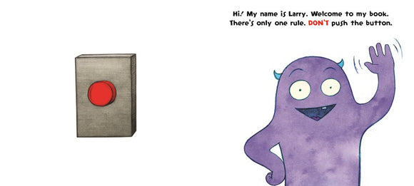 Don't Push the Button!: A Funny Interactive Book For Kids