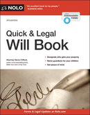 Quick & Legal Will Book  (9th Edition)