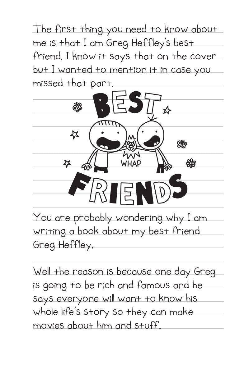 Diary of an Awesome Friendly Kid: Rowley Jefferson's Journal: From the Creator of Diary of a Wimpy Kid (The Awesome Friendly Kid Series)
