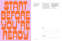 Do It For Yourself: A Motivational Journal (Start Before You're Ready Guided Journal)