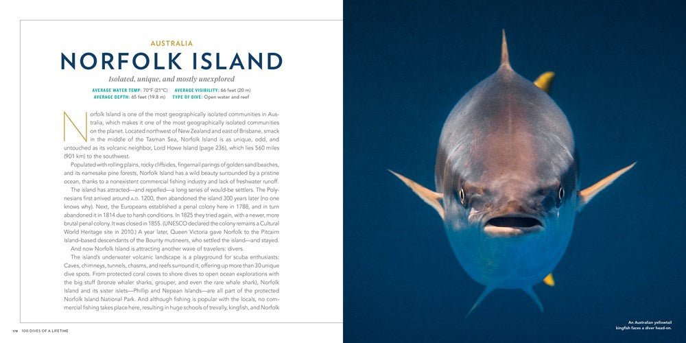 100 Dives of a Lifetime: The World's Ultimate Underwater Destinations (100 of a Lifetime)