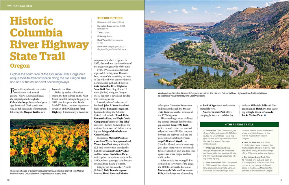 100 Trails, 5,000 Ideas