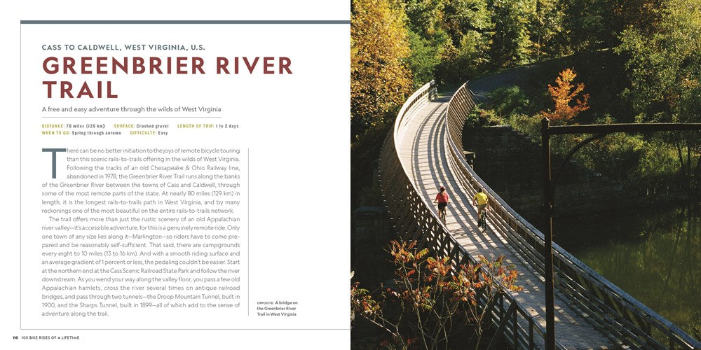 100 Bike Rides of a Lifetime: The World's Ultimate Cycling Experiences (100 of a Lifetime)
