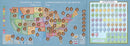 National Parks Commemorative Quarters Collector's Map 2010-2021 (includes both mints, plus the rare West Point quarter release!)
