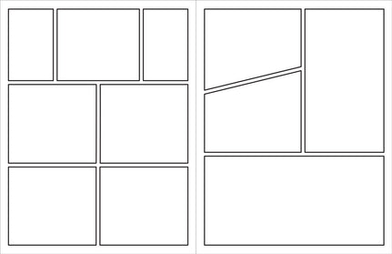 Blank Comic Book (with bonus stencil and blank cover!)
