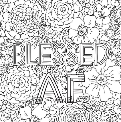 Inner Fucking Peace Adult Coloring Book (31 stress-relieving designs. Micro-perforated pages are easy to remove!) (Artist's Coloring Books)