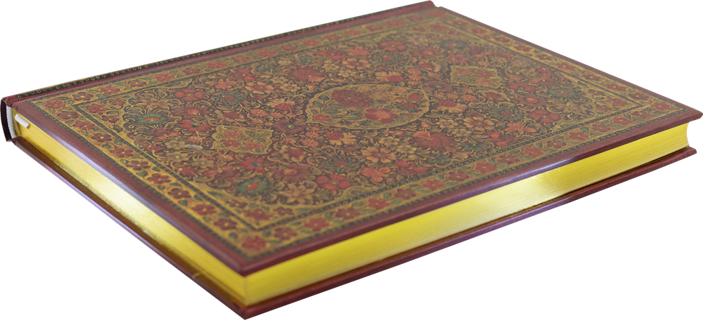 Gilded Floral Journal