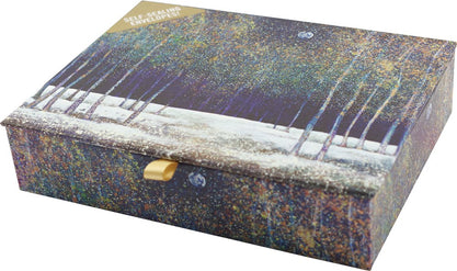Woodland Evening Deluxe Boxed Holiday Cards (20 cards, 21 self-sealing envelopes)