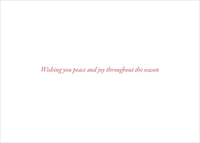 Wreath of Peace Deluxe Boxed Holiday Cards (20 cards, 21 self-sealing envelopes)