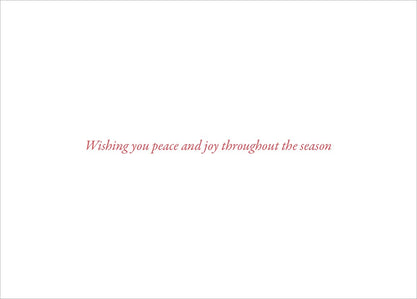 Wreath of Peace Deluxe Boxed Holiday Cards (20 cards, 21 self-sealing envelopes)