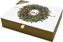 Wreath of Peace Deluxe Boxed Holiday Cards (20 cards, 21 self-sealing envelopes)