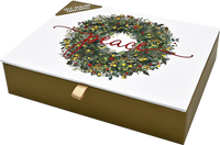 Wreath of Peace Deluxe Boxed Holiday Cards (20 cards, 21 self-sealing envelopes)