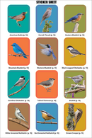 Birder's Logbook: A Seek-and-Sticker Book for Budding Ornithologists (comes with 100 full-color stickers of birds!)