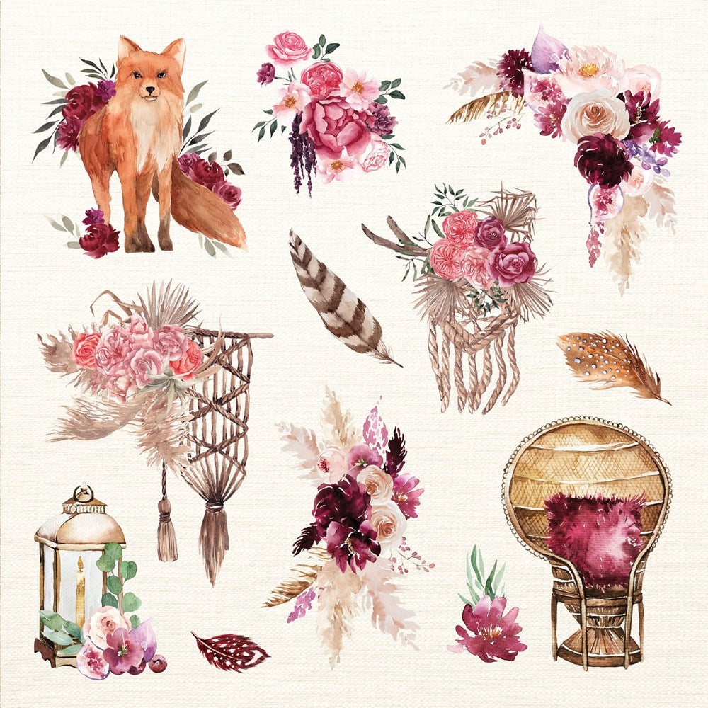 Boho Dreams Sticker Book: A Free-Spirited Sticker Book