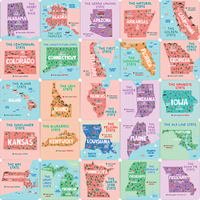 USA Memory Match Game (Set of 100 cards)