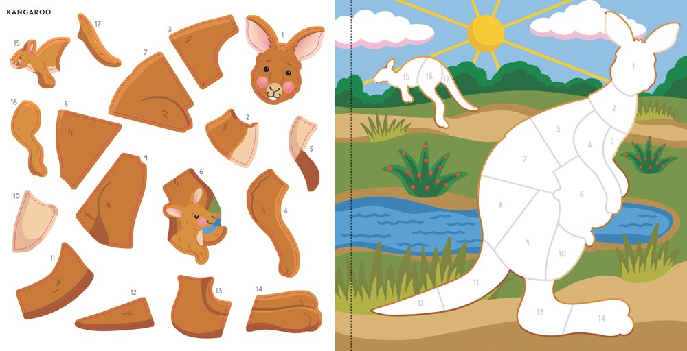 My First Color-by-Sticker - Furry Friends