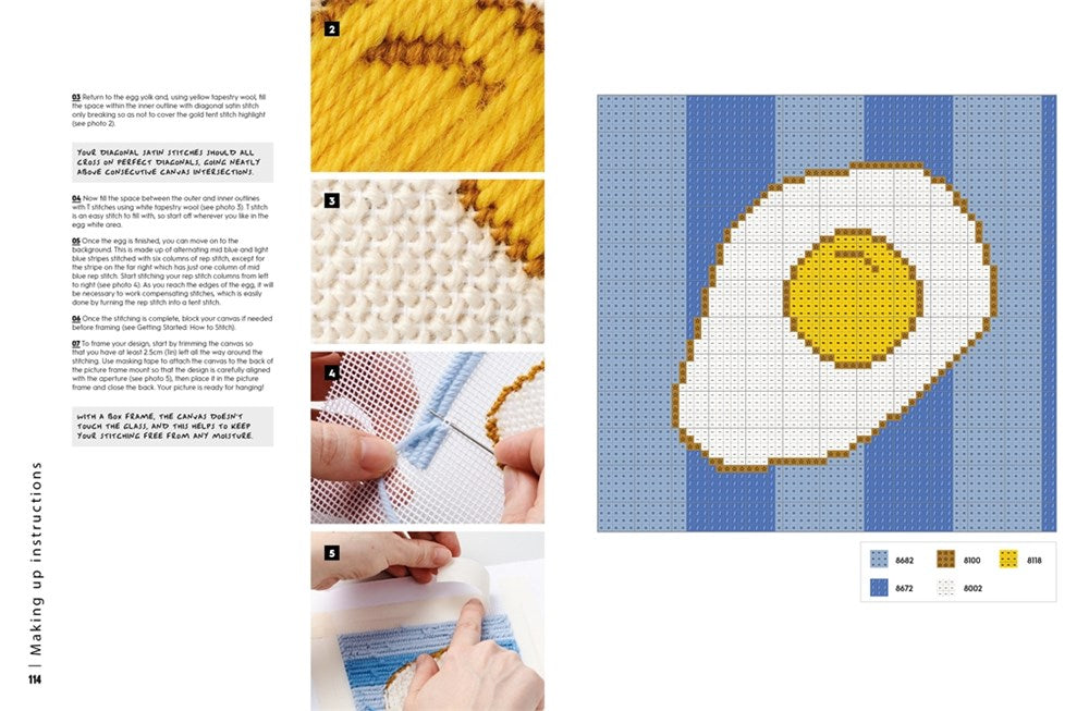 Needlepoint: A Modern Stitch Directory: Over 100 creative stitches and techniques for tapestry embroidery