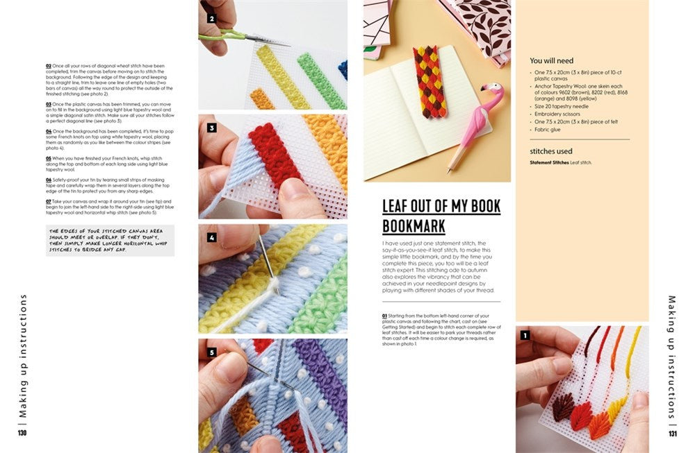 Needlepoint: A Modern Stitch Directory: Over 100 creative stitches and techniques for tapestry embroidery