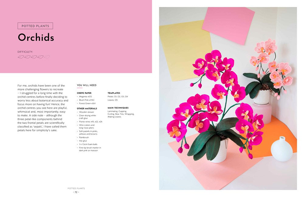 Crepe Paper Blooms, Bugs and Butterflies