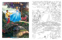 Disney Dreams Collection Thomas Kinkade Studios Coloring Book
