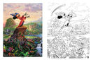 Disney Dreams Collection Thomas Kinkade Studios Coloring Book