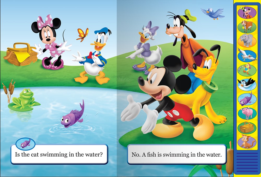Disney Mickey Mouse Clubhouse - I'm Ready to Read With Mickey Sound Book - Play-a-Sound - PI Kids