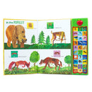 World of Eric Carle, Hear Bear Roar 30-Button Animal Sound Book - Great for First Words - PI Kids